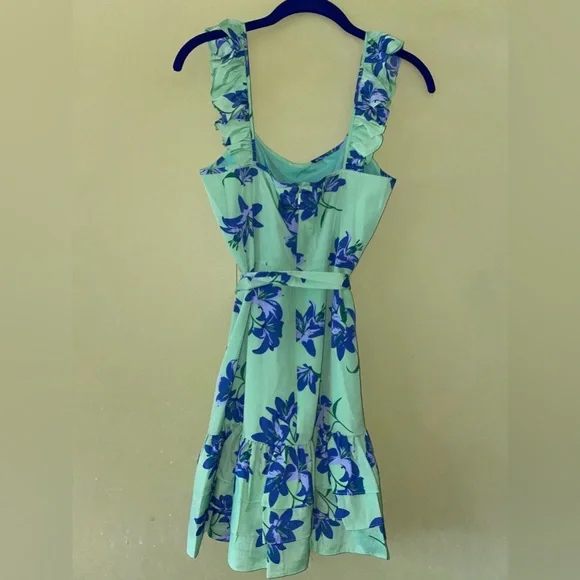 Likely Mini Charlotte Dress In Green Petal. NWT. Size 10 - Picture 6 of 13